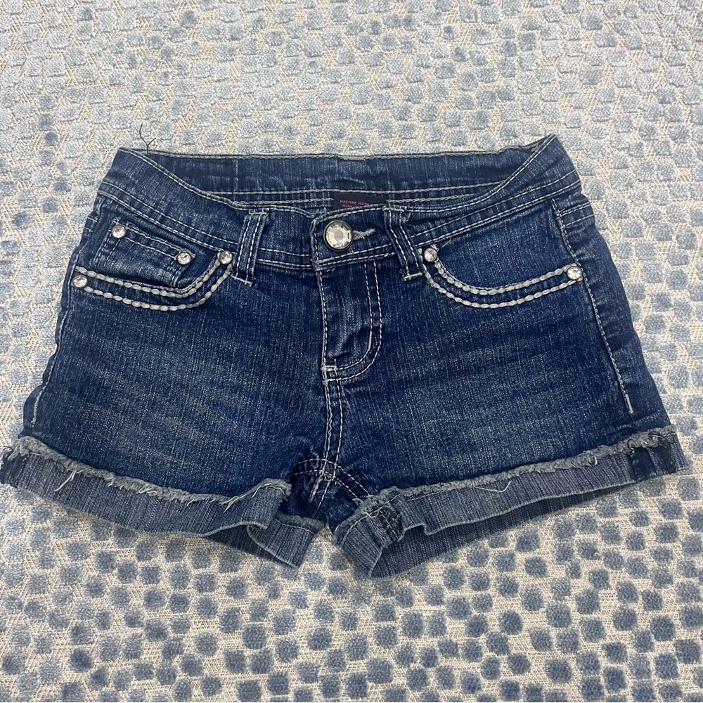 PD&C Girls Jean Shorts with Rhinestones size 8